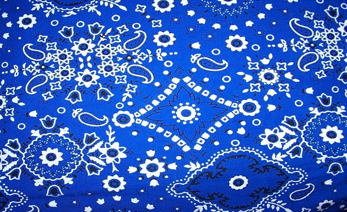 blue bandana